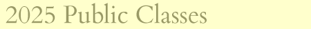 Classes and Fees